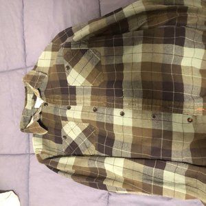 Sonomo Green/Black Flannel, Kids size Large